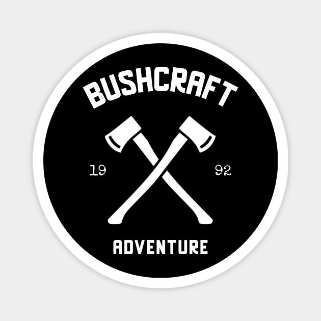 BUSHCRAFT ADVENTURE Magnet by HEROESMIND